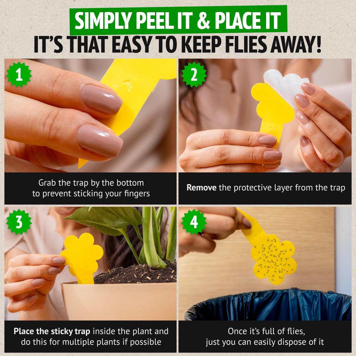 Easy To Use Plant Fly Traps