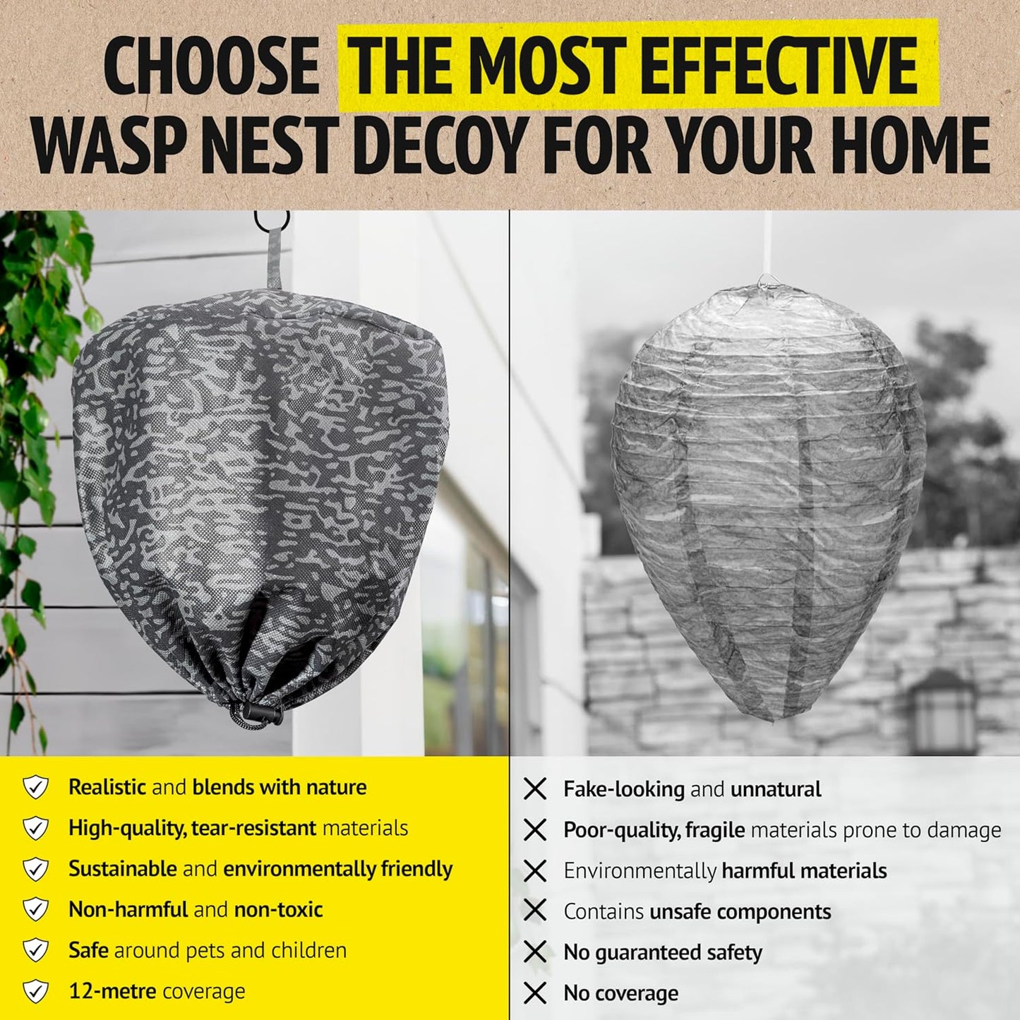 Super Ninja Original Waspinator - Effective Against Wasps