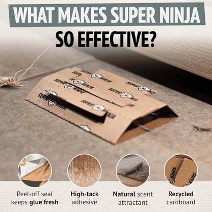 Super Ninja Eco Silverfish Traps - Features